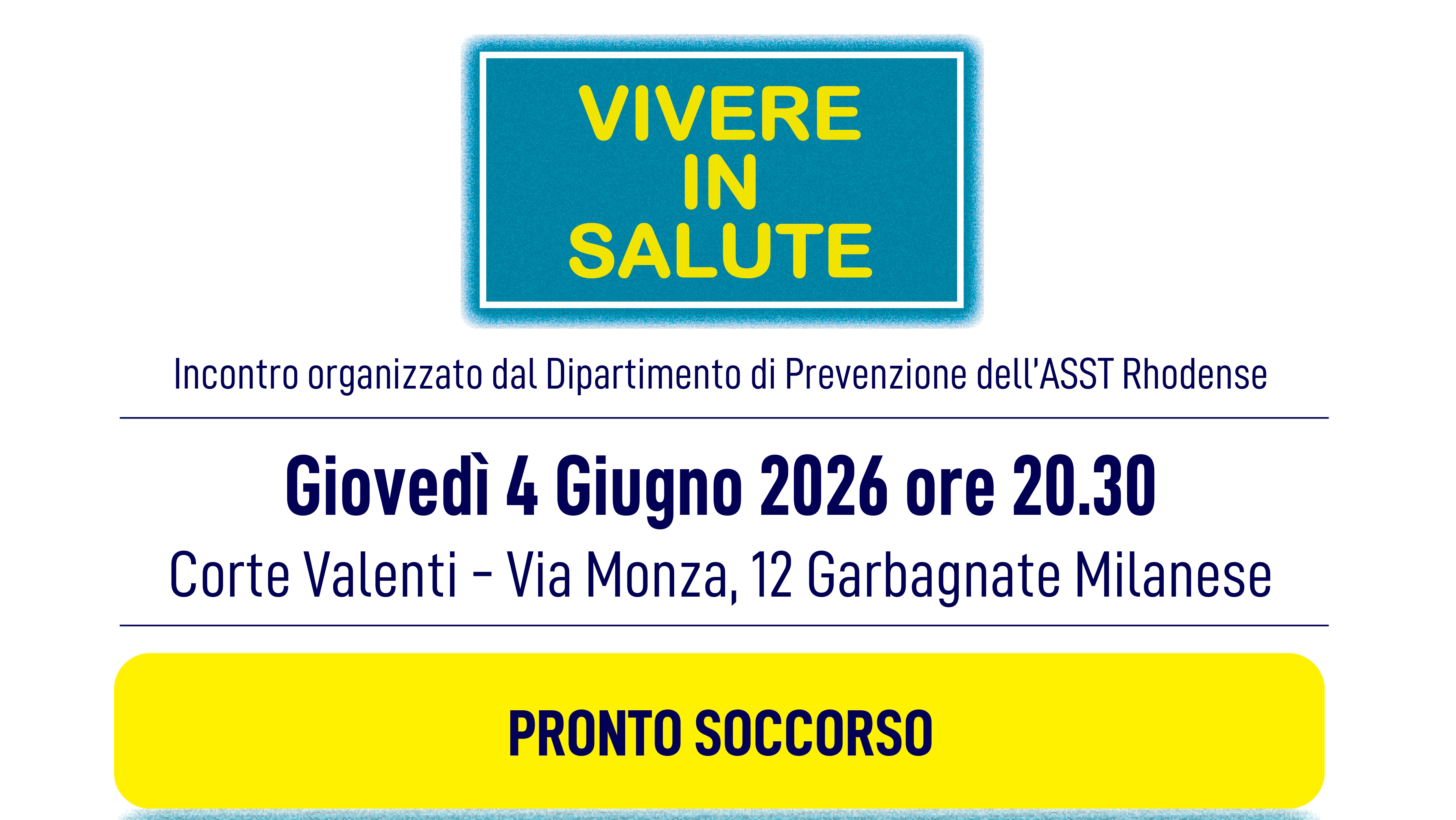 VIVERE IN SALUTE PRONTO SOCCORSO - Formato PDF
